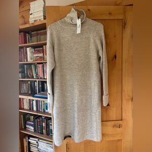 LBLC The Label, Ultra soft Heather oatmeal Turtleneck Sweater Tunic